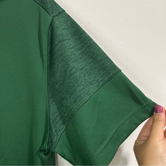 NIKE Mens Green Breathable Airy Top T Shirt Short Sleeve Size M - Picture 7 of 14